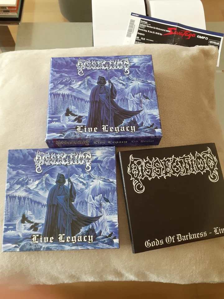 Dissection ‎– Live Legacy Limited Box !! RARITÄT !! CD, DVD, Flagge Black Metal - Bild 4 von 4