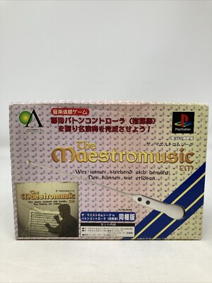 The Maestromusic Dedicated Baton Controller Set Playstation 1 PS1 Complete CIB