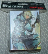 MTG Magic 1x Ultra Pro Force of Will Arla Deck Box w/ Divider Holds 80 Cards