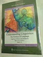 Great Courses Understanding Linguistics Science of Language DVDs Guide Sealed