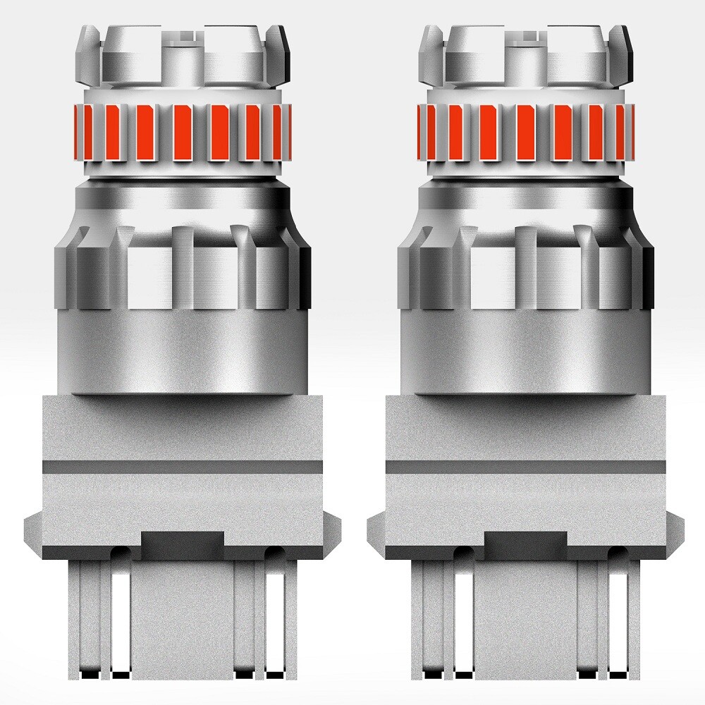 3157 LED Strobe Brake Tail Light Bulbs Red for 99-13 Chevy Silverado 1500