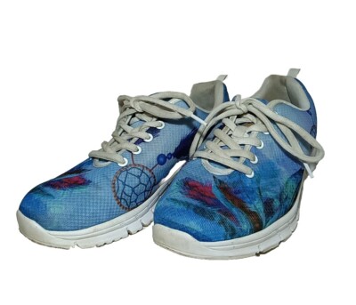 Unbranded Dream Catcher Red Feather Print Shoes Women's SZ