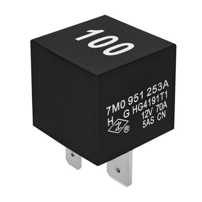 7M0951253A #100 Automotive Relay 12VDC 70A 4-Pin Compatible with 8D0951253