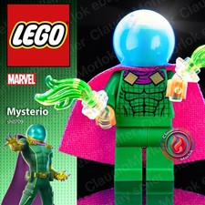 ⭐ LEGO Mysterio Minifigure sh709 Marvel Spider-Man sh0709 682403 76178