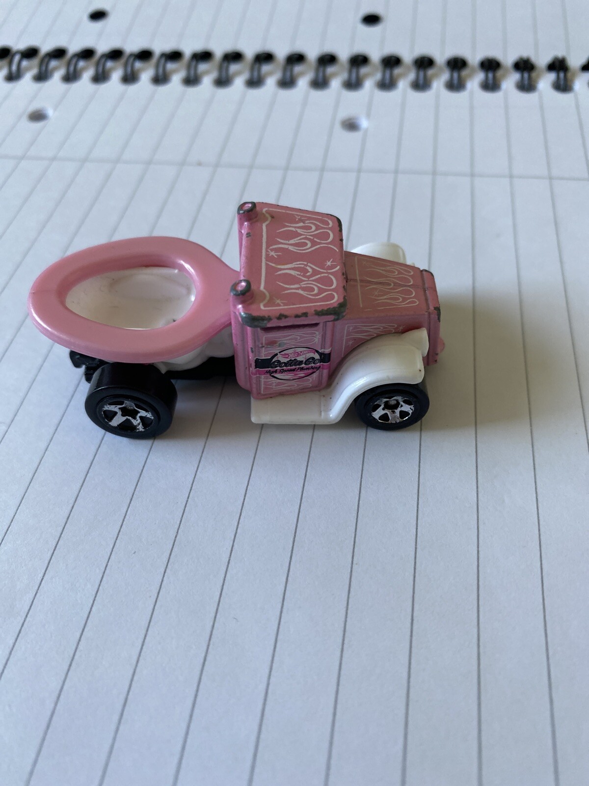 hot wheels toilet truck
