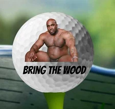 Funny Golf Balls | Gift for Him | Barry Woods Golf Ball Gift | Gag Gifts for