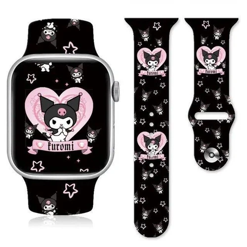 Anime Sannrio My Melody Cinnamoroll Kuromi Uhrenarmband für Apple Watch 8765 Stra - Bild 34 von 58