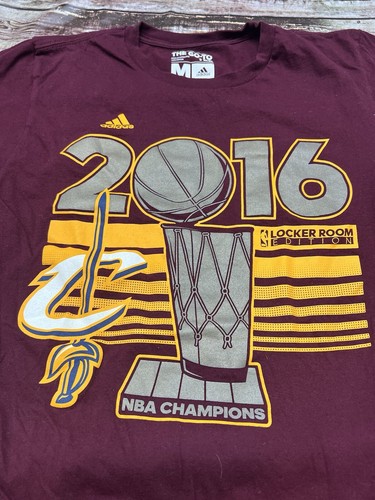 2016 CLEVELAND CAVS T-Shirt Championship Locker Room Edition NBA FINALS Size M - Picture 2 of 4