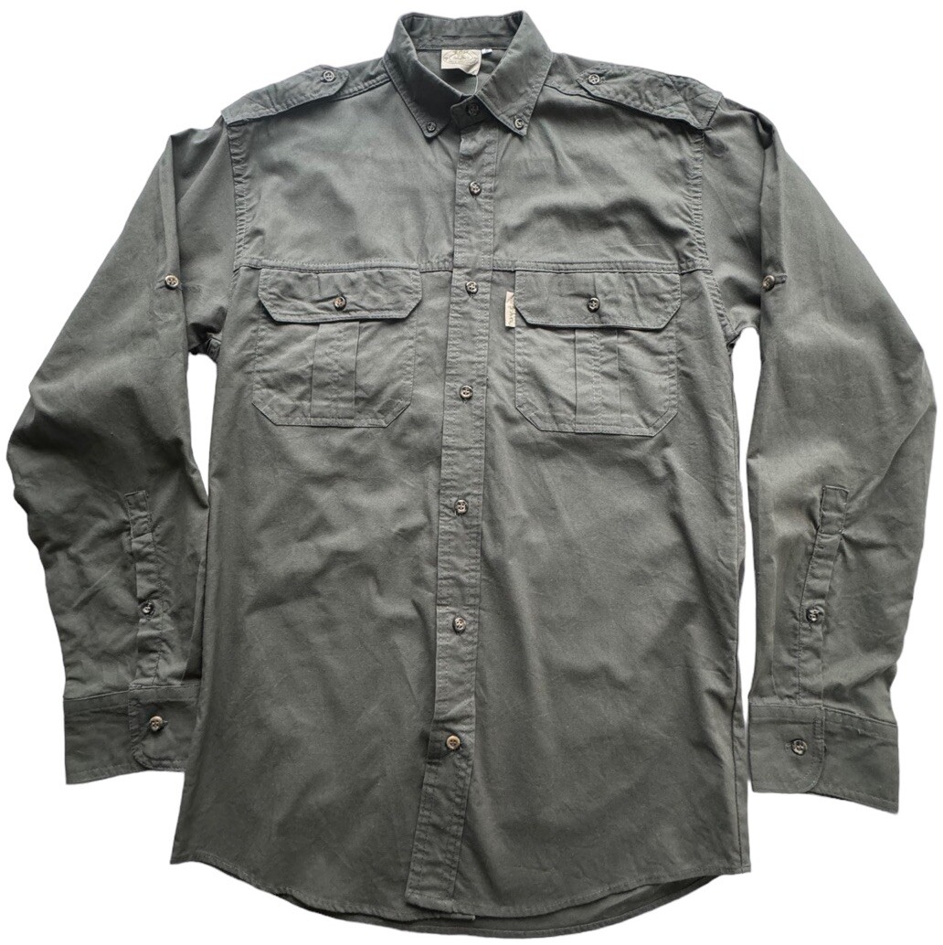 TAG Shirt Mens Small Safari Button Up Long Sleeve Trail