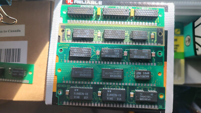Vintage Asst 1MB DRAM SIP Memory 32 Pin