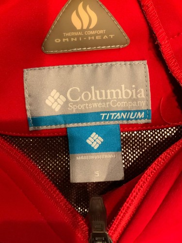 Columbia Womens Omni-Heat Fleece Fusion Red Jacket Size Small - Picture 6 of 12