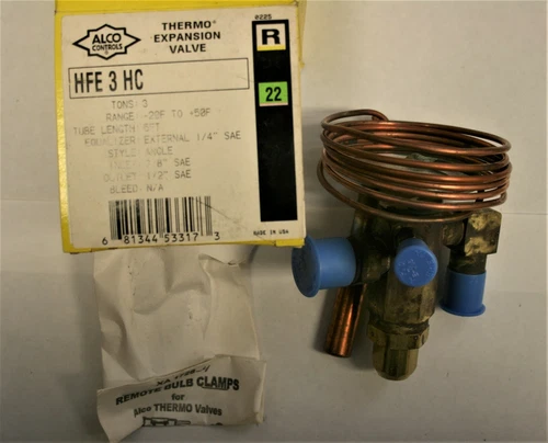 Alco Controls Emerson HFE-3-HC Thermo Expansion Valve R22 - New