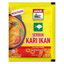 ADABI Fish Curry Powder Spices (Serbuk Kari Ikan) 24gm - Halal Certified