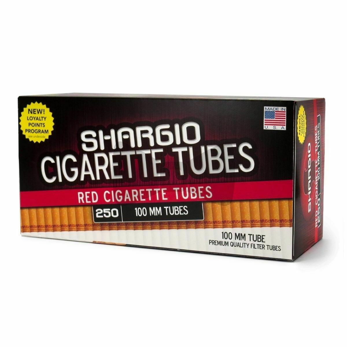 Shargio Red Full Flavor 100s 100mm Cigarette Filter Tubes