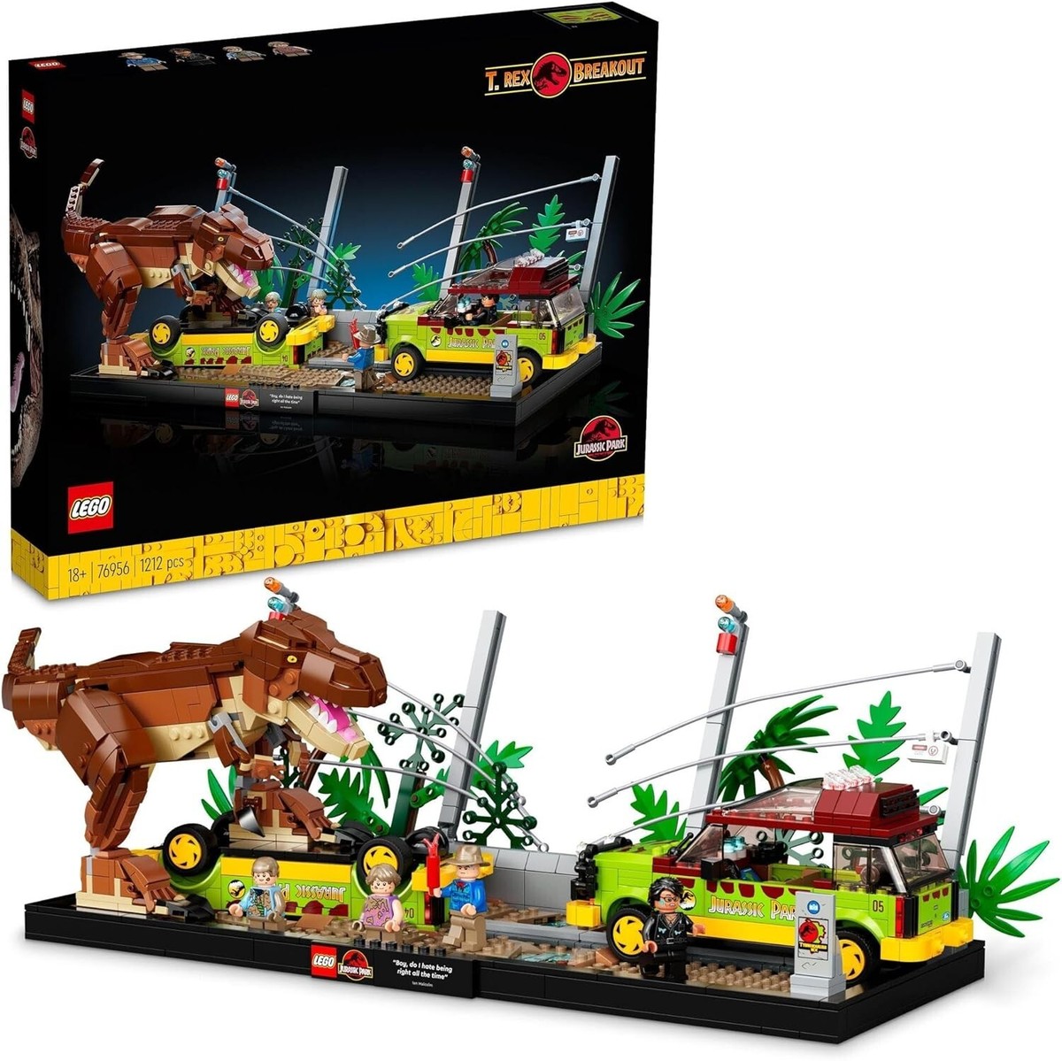 LEGO 76956 Jurassic World: T. rex Breakout 18+ Block toy New