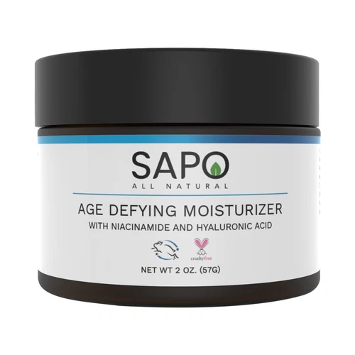 Sapo All Natural Moisturizer with Hyaluronic Acid, Niacinamide, Aloe & Silicone
