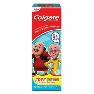 Colgate Anticavity Motu Patlu Kids Toothpaste - Bubble Fruit flavour   80gm