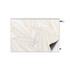 Image of Elegant Modern Radiator Cover Magnet Screen Skin Mat Luxury Leaf