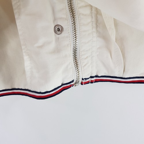 Tommy Hilfiger Windbreaker Jacket Womens Size S/P White Hooded Lightweight Logo - Picture 13 of 17