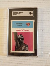 PATRICK EWING 1998-99 Fleer Tradition #51 VINTAGE '61 Graded 9 By SGC