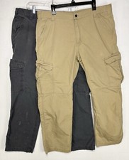 Lot Of 2 Carhartt Force Relaxed Fit Ripstop Cargo Work Pants 104200 Men's 40x30