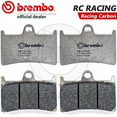 4 BREMSBELÄGE VORNE BREMBO RACING 07YA23RC YAMAHA TDM 900 ABS 2005