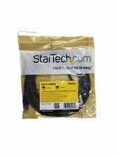 StarTech 10 ft Black Snagless Cat6 UTP Patch Cable