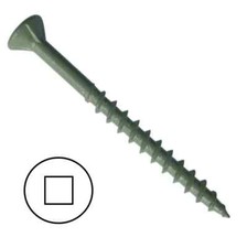 Square Drive Green Decking Screws 4.2 x 50mm Evolution (Box 200)