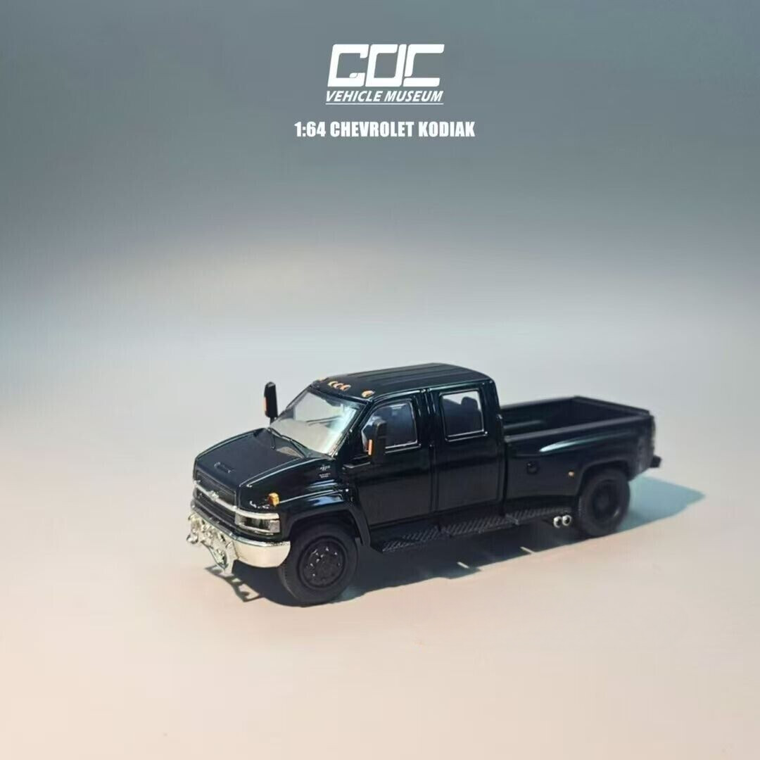 ミニカー GOC 1/64 Chevrolet Kodak GOC 1:64 Chevrolet Kodiak Black Muscle Pickup Truck Model