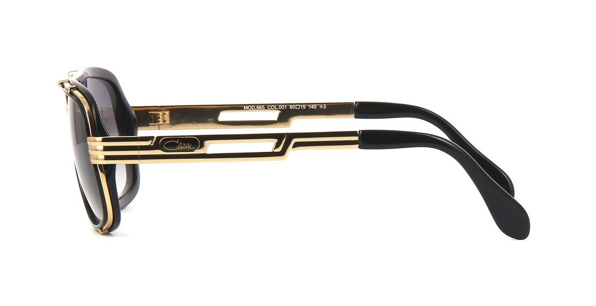 Occhiali da sole Cazal Legends 665 001 60 15 140 Black Gold