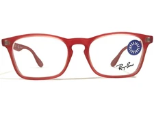Ray-Ban Kids Eyeglasses Frames RB1553 3669 Matte Red Square Full Rim 46-16-130