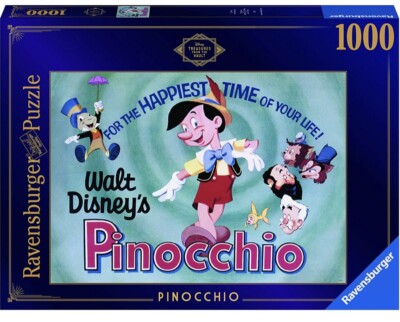 RAVENSBURGER PUZZLE*1000 T*DISNEY TREASURES FROM THE VAULT*PINOCCHIO*RAR*OVP