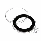 St. Gaudens Gold Eagle Coin Capsules, Air-Tite Holders 34mm Black Ring, 10 Pack