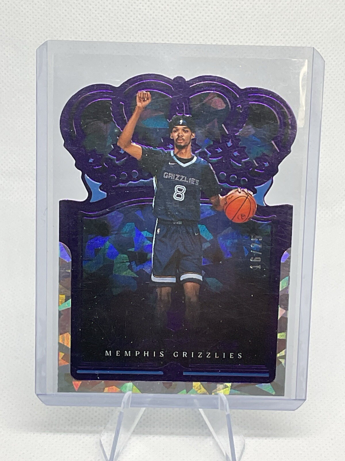 2021-22 Panini Crown Royale - Purple Crystal #51 Ziaire Williams /25 (RC) (209)