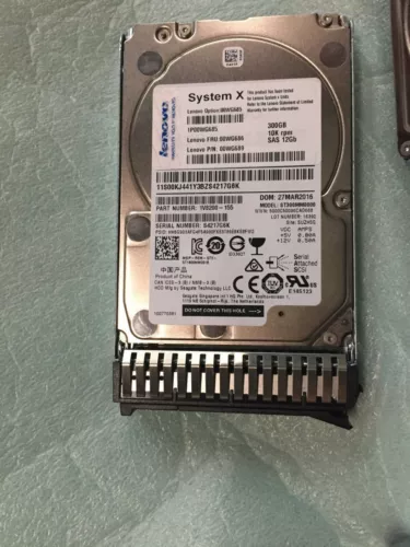 Lenov0 00WG685 00WG868 00WG689 300GB 10K RPM 12Gbps 2.5" SAS Zero Hours - Picture 4 of 4