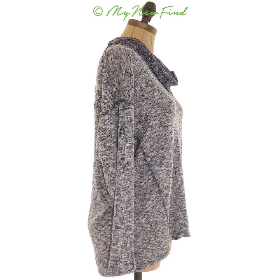 Suéter Gibson Nordstrom Top Talla S Capucha Semi Transparente Gris Negro Acogedor Usado en Excelente Condición B44 Foto 2 de 3