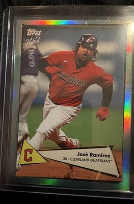 2022 Topps X Naturel 1952 - Jose Ramirez #14 Seafoam Foil /75