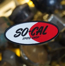 SO-CAL SPEED SHOP Jacket Hat PATCH vtg style Hot Rod Bonneville SCTA nhra 3.5"