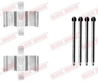 1X Quick Brake 109-1765 ZubehöRsatz Scheibenbremsbelag FüR Mercedes-Benz