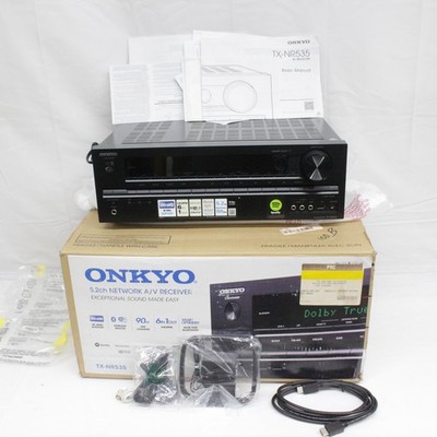 Onkyo TX-NR535 Home Theater AV Receiver 5.2 Ch Hdmi Bluetooth No Remote