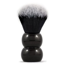 RazoRock Snowman Shaving Brush Tuxedo Plissoft Synthetic 24Mm PELT