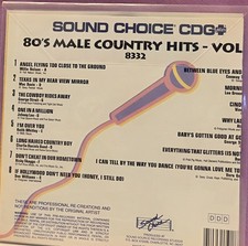 SC8332   COUNTRY   SOUND CHOICE KARAOKE CDG LOT FL GA