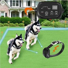 Electric Dog Fence, Wired Pet Containment System, Aboveground/Underground Ins...