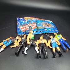 Vintage Dollar General  Generic Wrestling Figure Lot Dude Love WWE Keychains 