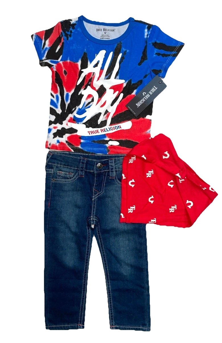 True Religion Baby & Toddler Boys Pant Sets, Jeans & T-Shirt