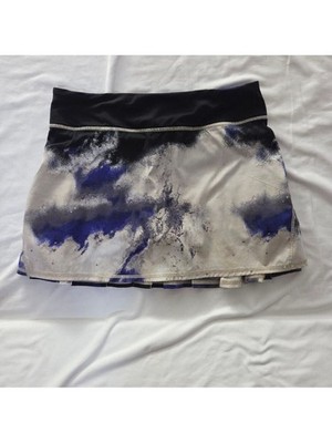 Lululemon Size 6 Pace Setter Skirt Skort Large Tall Abstract Print