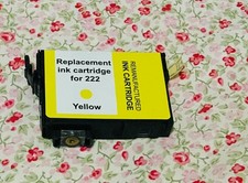 Epson 222 Yellow Replacement Ink Cartridge WF-2960 XP-5200 NEW