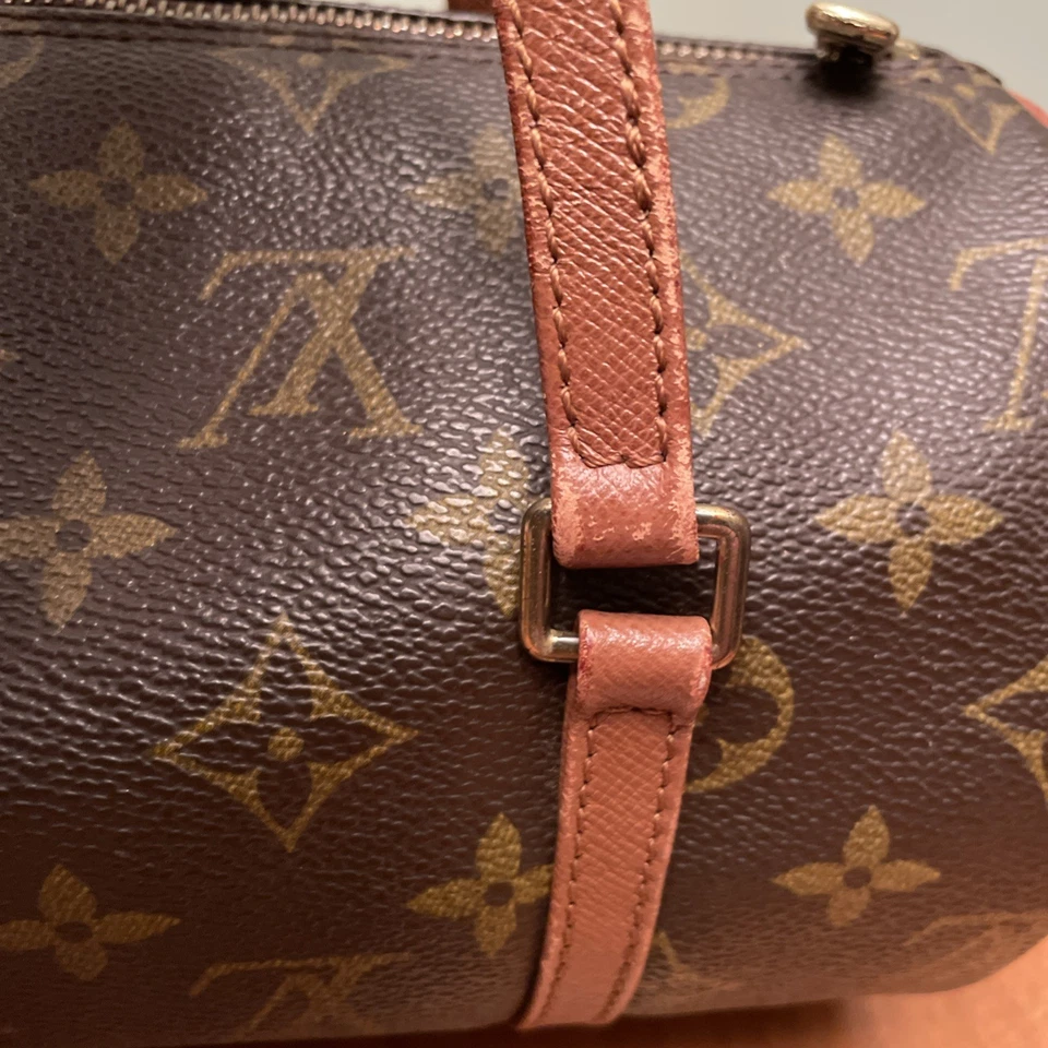 Bolso Louis Vuitton Vintage Papillon en muy buen estado usar ribete de cuero - Imagen 4 de 4
