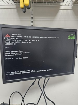 Retro DTK COMPUTER PAM-0055I-E0 PENTIUM SYSTEM BOARD w/ P200MHZ CPU MEMORY I/O