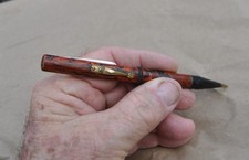 Strad Mechanical Pencil Knife 1920's Mottled Hard Rubber George Ibberson Blade